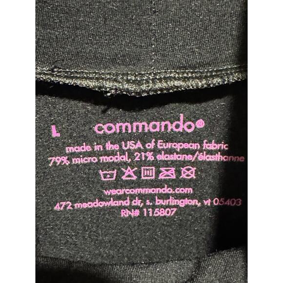 Commando Butter Turtleneck Bodysuit Black Size Large - Picture 6 of 8